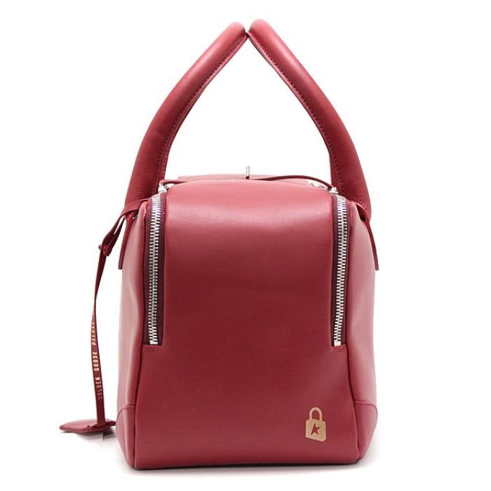 GOLDEN GOOSE ゴールデングース エキパージュ ハンドバッグ レザー 赤