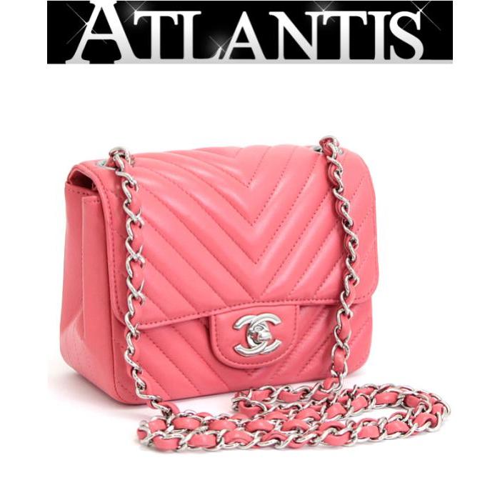 CHANEL 美品 シャネル Vステッチ ミニマトラッセ チェーン CHANEL 美品 シャネル Vステッチ ミニマトラッセ チェーン