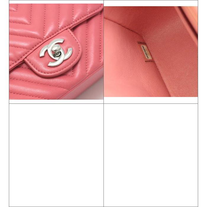 CHANEL 美品 シャネル Vステッチ ミニマトラッセ チェーン CHANEL 美品 シャネル Vステッチ ミニマトラッセ チェーン
