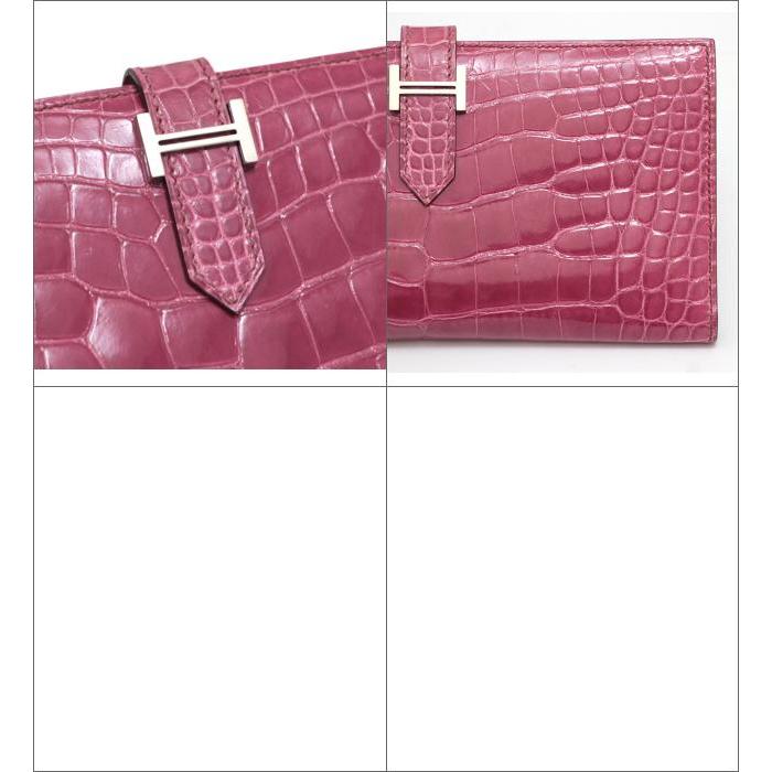 HERMES（エルメス） 【広尾店】美品 ベアンクラシック 長財布 クロコ