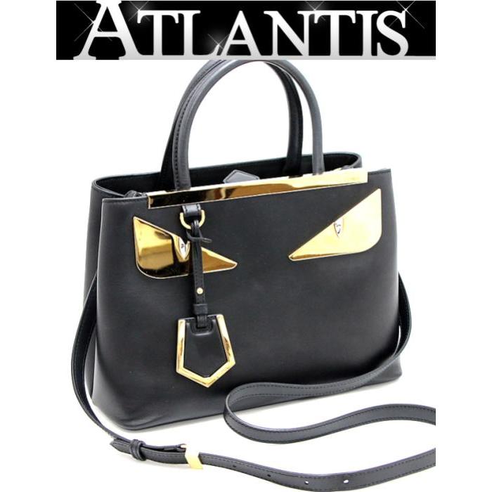 フェンディ プチトゥージュール 2way ショルダーバッグ モンスター レザー