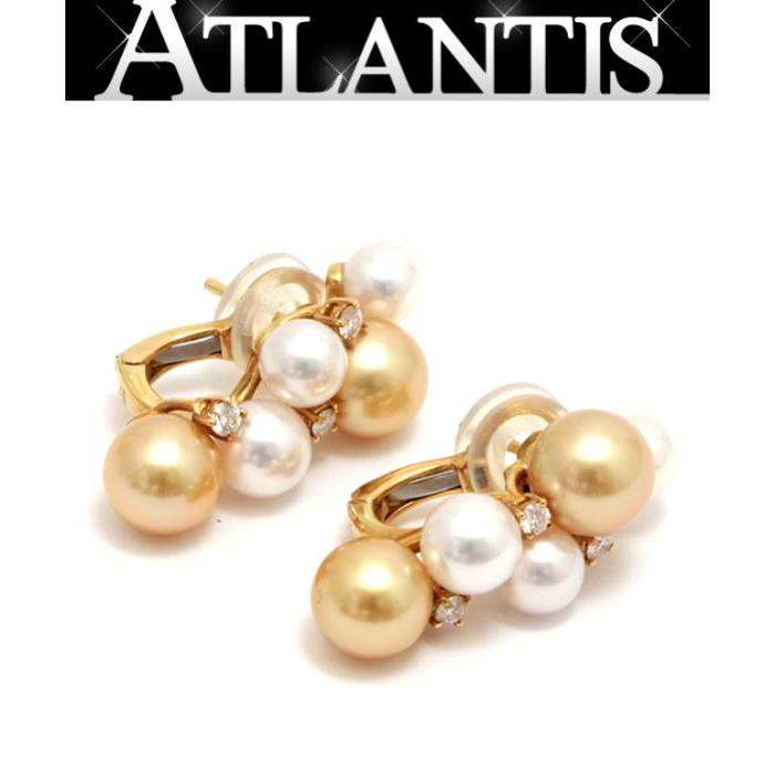 ★sattyTASAKI ゴールデンパール K18ピアス★タサキ TASAKI（タサキ） 【広尾店】タサキ ゴールデン パール ピアス K18YG