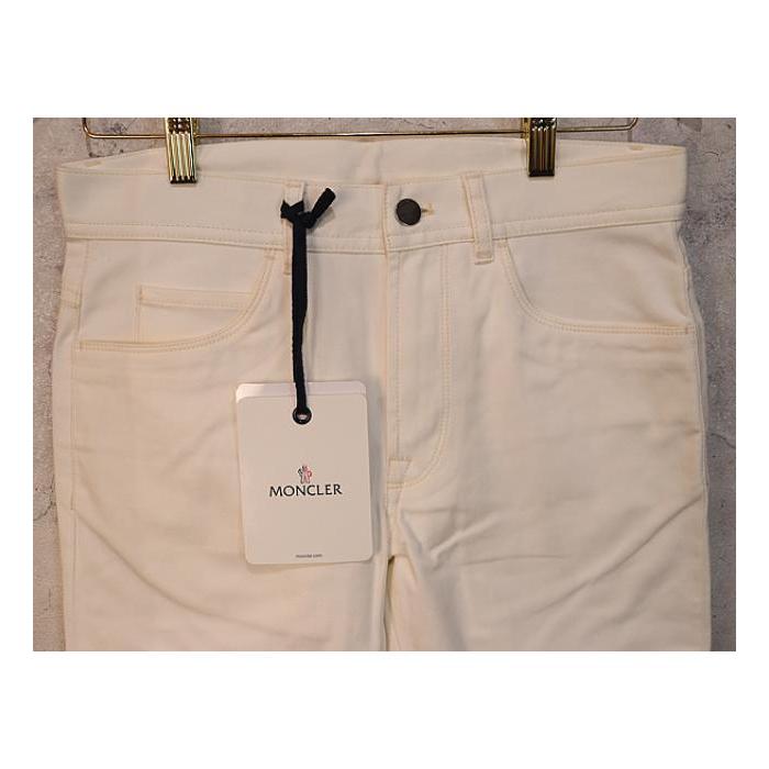 広尾店】美品 モンクレール MONCLER ホワイトジーンズ デニム バック 