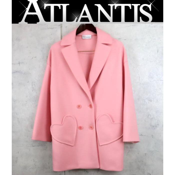 広尾店】レッドバレンティノ RED VALENTINO ウールコート ピンク 