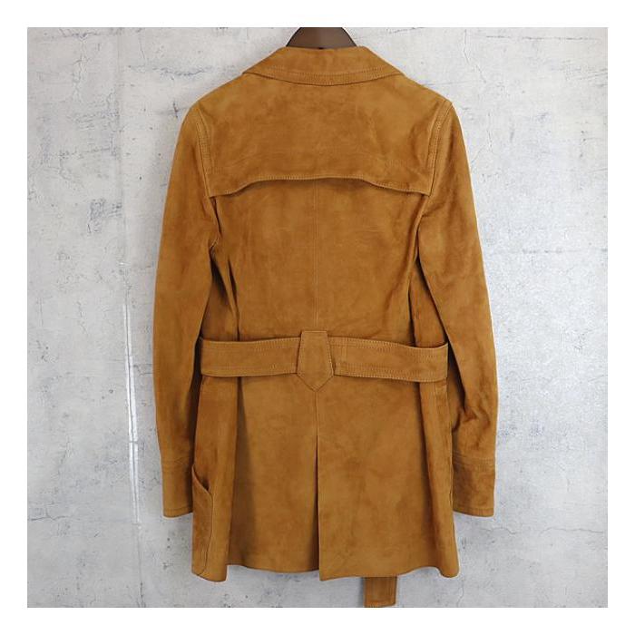 コーチスエードトレンチコート