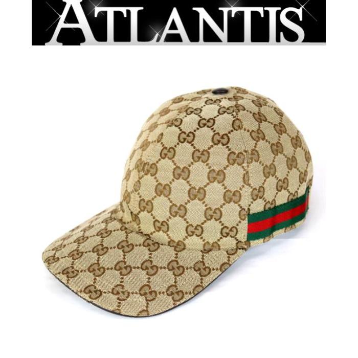 広尾店】グッチ GUCCI ベースボール キャップ シェリー GG柄 size:M 
