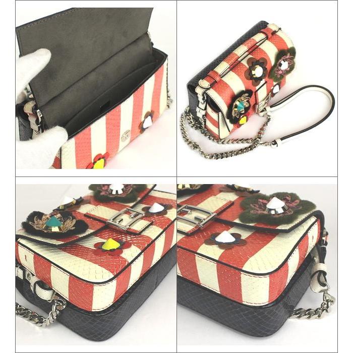 FENDI（フェンディ） SALE レア 美品 ダブルマイクロバケット チェーン