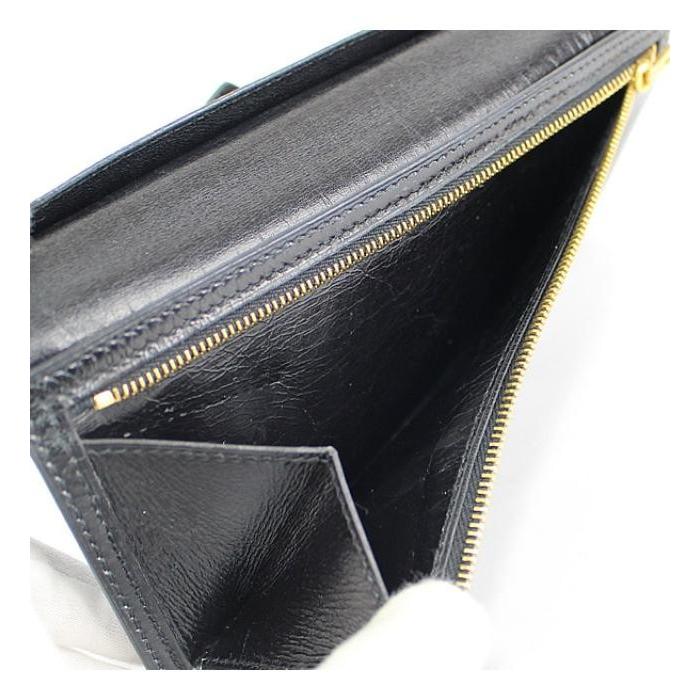HERMES エルメス ベアン クラシック 長財布 ボックスカーフ 黒 G HERMES エルメス ベアン クラシック 長財布 ボックスカーフ 黒 G