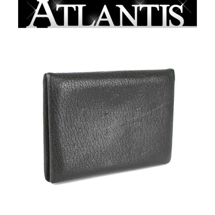 HERMES（エルメス） カルヴィ カードケース 名刺入れ シェーブル 黒 C