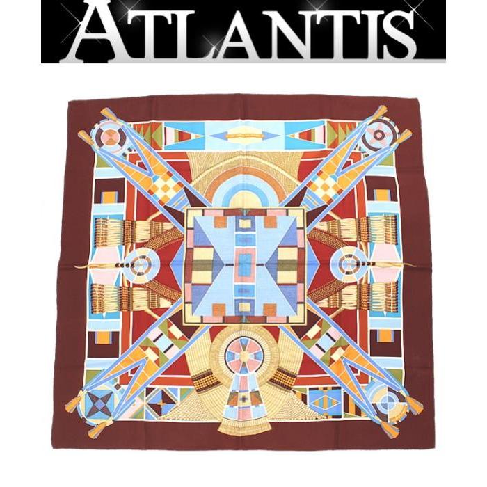 HERMES（エルメス） カレ90 大判スカーフ『L'ART INDIEN DES PLAINES