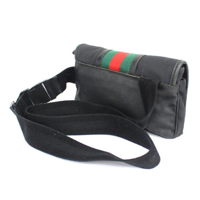 GUCCI ウエストポーチ ボディバック GUCCI グッチ ウエストポーチ ボディバッグ シェリーライン キャンバス