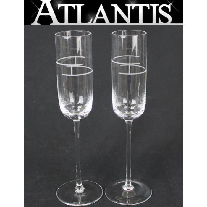 美品 エルメス HERMES シャンパン グラス ワイン グラス ペアセット リズムシリーズ :049376:atlantis - 通販