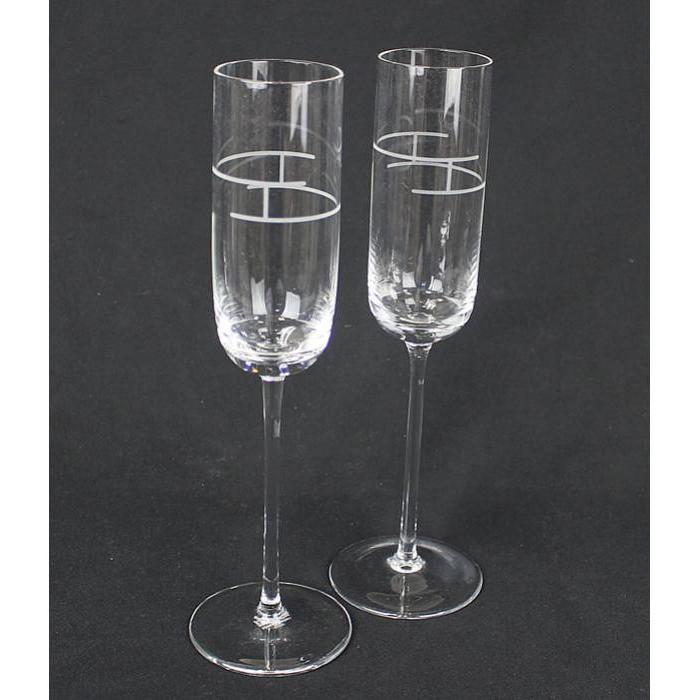 HERMES 美品 エルメス シャンパン グラス ワイン ペアセット リズム  