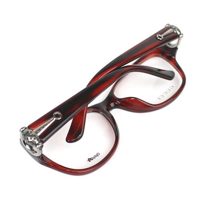 GUCCI（グッチ） 極美品 メガネ フレーム 眼鏡 GG3728/F 赤系