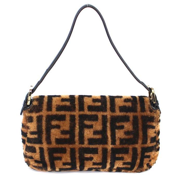 FENDI 激レア!極美品 フェンディ マンマバケット ハンドバッグ ズッカ 