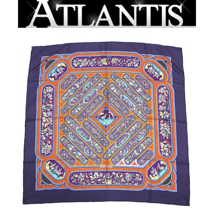HERMES（エルメス） 美品 カレ90 大判 スカーフ 『QALAMDAN(カラムダン