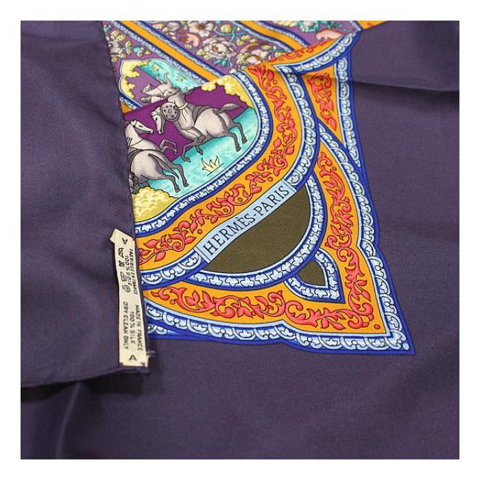 HERMES（エルメス） 美品 カレ90 大判 スカーフ 『QALAMDAN(カラムダン