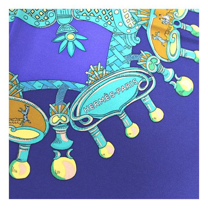 HERMES（エルメス） カレ90 大判スカーフ『TOURNEZ MANEGE