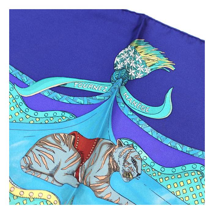 HERMES（エルメス） カレ90 大判スカーフ『TOURNEZ MANEGE