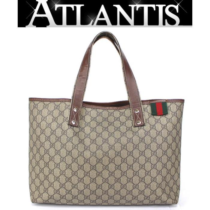 超美品GUCCI グッチ GG柄 PVC トートバッグ ブラウン GUCCI（グッチ） トートバッグ GG柄 PVC ブラウン系 : atlantis - 通販
