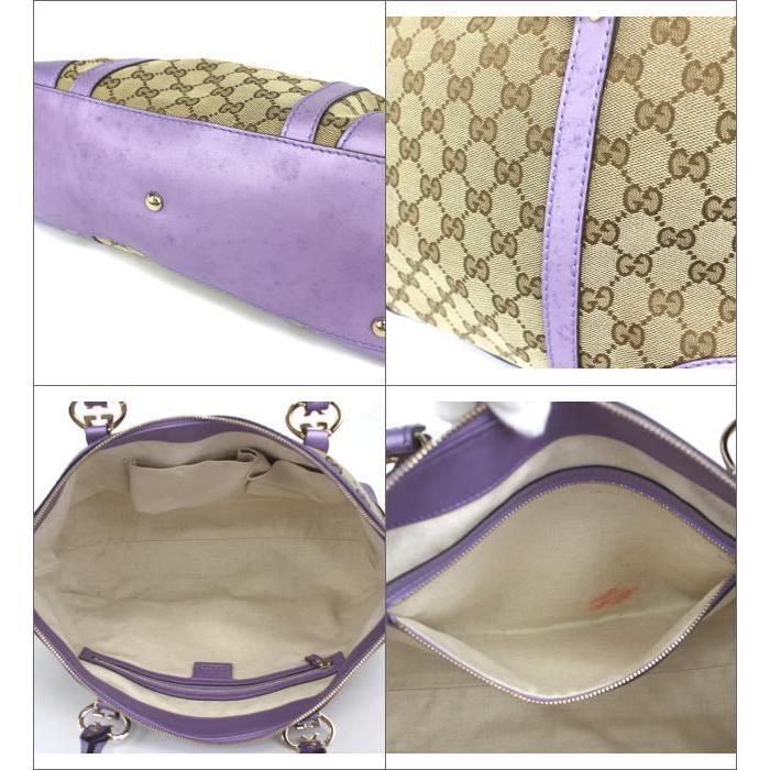 在庫処分 大SALE グッチ GUCCI トートバッグ GGキャンバス×レザー 