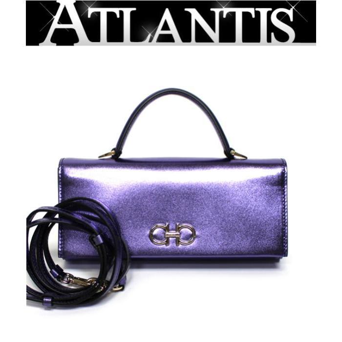 在庫処分 大SALE 未使用 フェラガモ Ferragamo 2WAY ショルダー  