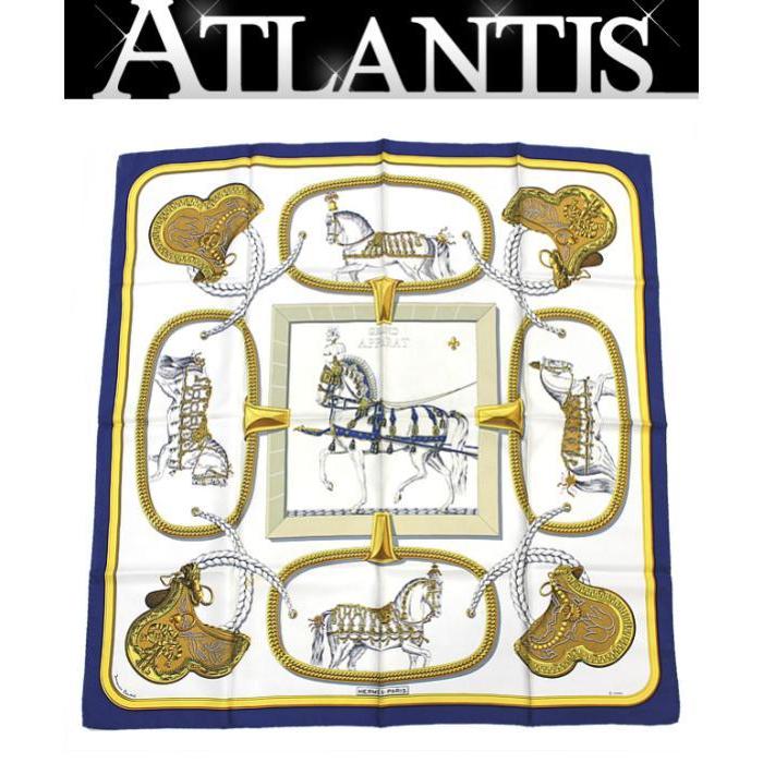 エルメス HERMES カレ90 大判スカーフ『GRAND APPARAT 盛装の馬』馬柄