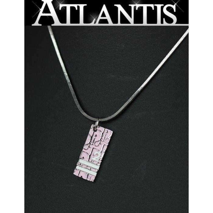 在庫処分 大SALE 美品 ディオール Dior トロッター ネックレス ピンク系 :051785:atlantis - 通販 - Yahoo