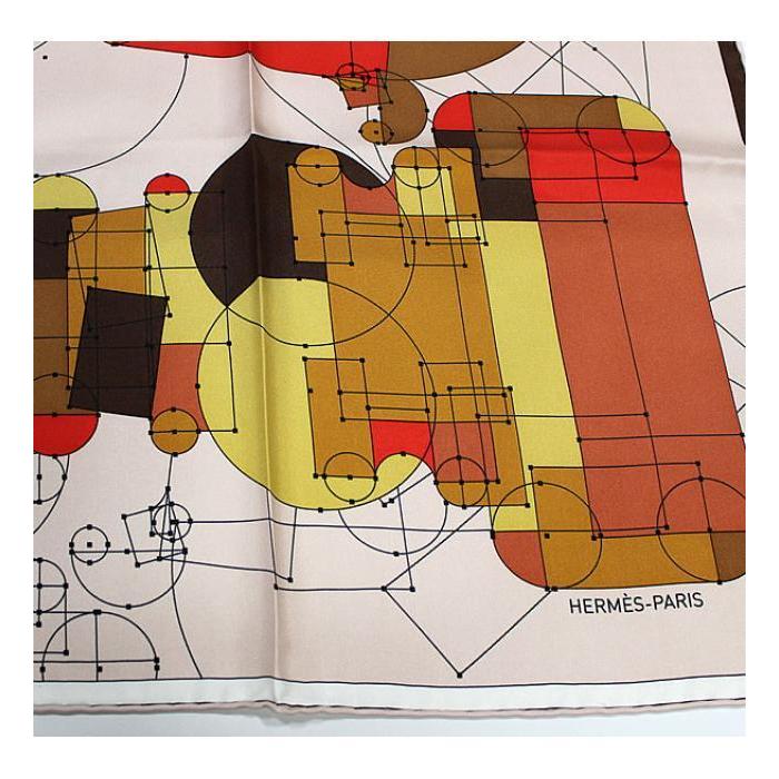 HERMES（エルメス） 美品 カレ90 大判スカーフ『ECHEC AU ROI チェック