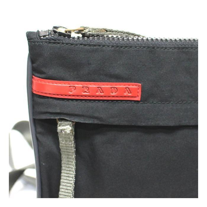 【Gカード付/美品】プラダスポーツ ナイロン ショルダーバッグ 黒 4VA032 PRADA SPORT（プラダスポーツ） プラダ PRADA 斜め掛け ショルダー