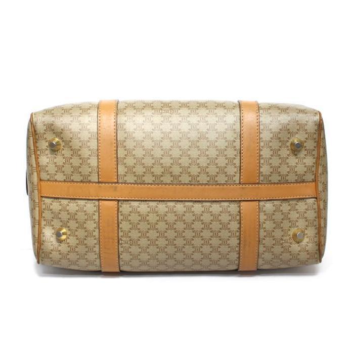 CELINE（セリーヌ） ミニボストンバッグ ハンドバッグ マカダム柄 PVC