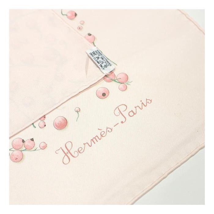 HERMES（エルメス） カレ90『Red berries 赤い果実 レッドベリー』大判