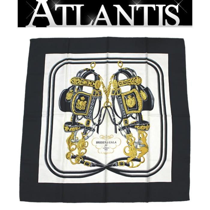 エルメス HERMES カレ90『BRIDES de GALA 式典用の馬勒』大判スカーフ