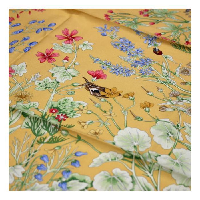 ⭐️極美品⭐️箱付 エルメス カレ90 LA PRAIRIE／草原 スカーフ 大判 HERMES（エルメス） カレ90 大判スカーフ『LA PRAIRIE 草原』グリーン