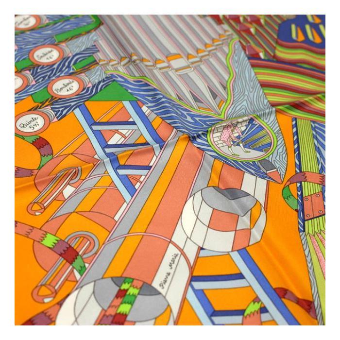 HERMES（エルメス） 広尾店 レア 美品 希少 カレ90『POINT D
