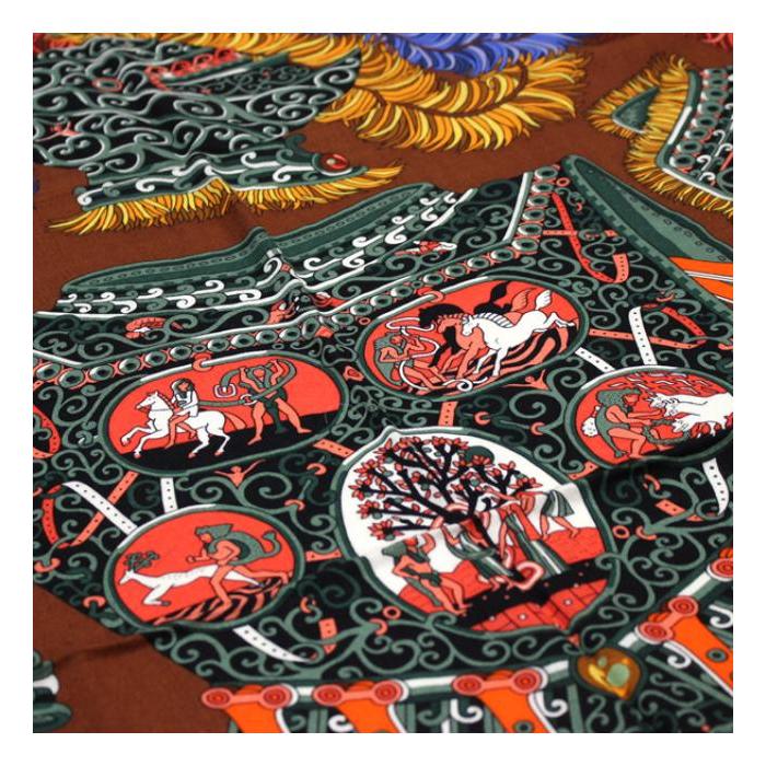 HERMES 在庫処分 大SALE 美品 エルメス カレ140『SOUS LE GIDE DE MARS 