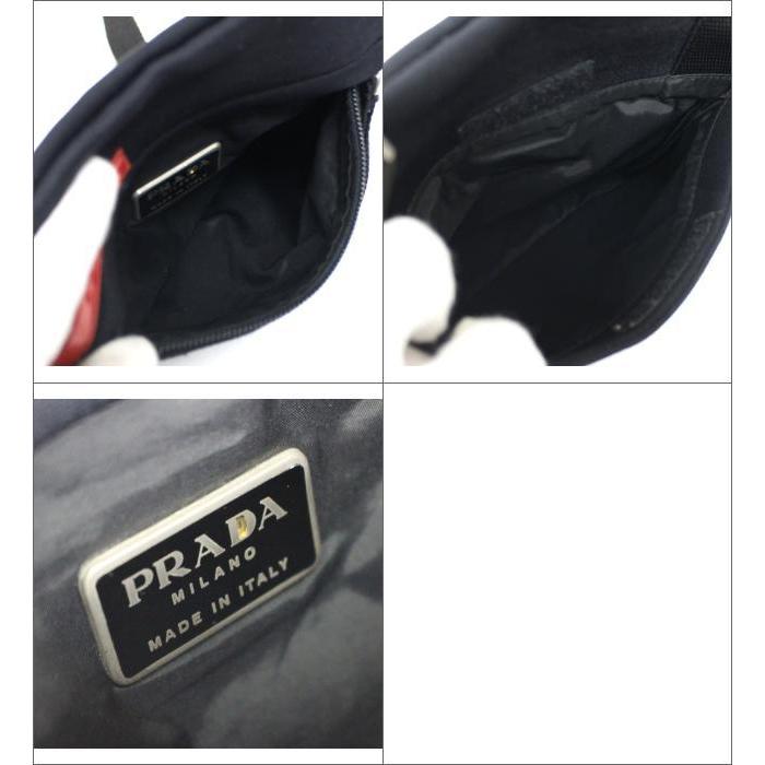 PRADA SPORT プラダ 斜め掛け ショルダー バッグ ナイロン 黒 PRADA SPORT プラダ 斜め掛け ショルダー バッグ ナイロン 黒