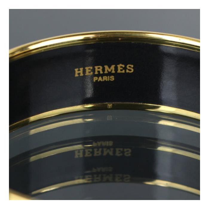 HERMES（エルメス） 美品 エマイユGM バングル ブレス 七宝焼き