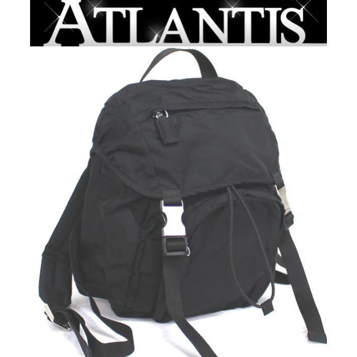 PRADA（プラダ） 美品 リュックサック バックパック ナイロン 黒 V140