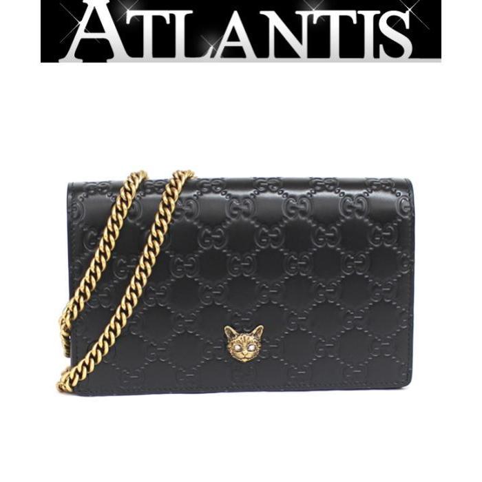 GUCCI 未使用 グッチ チェーンウォレット 長財布 斜め掛け GUCCI 未使用 グッチ チェーンウォレット 長財布 斜め掛け