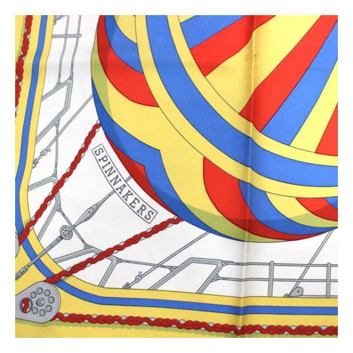 HERMES SALE エルメス カレ90『SPINNAKERS』大判スカーフ ヨット