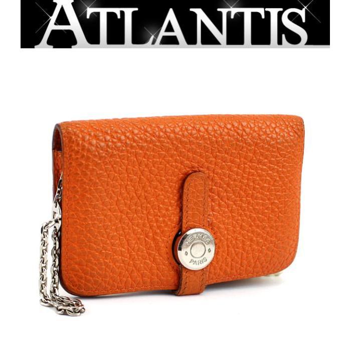 エルメス HERMES ドゴン キーチェーン付き コイン カード ケース 小銭 