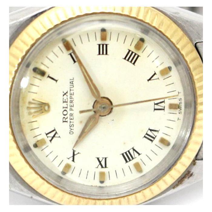 ロレックス ROLEX 6619 オイスターパーペチュアルデイト レディース 腕時計 コンビ｜atlantis｜04