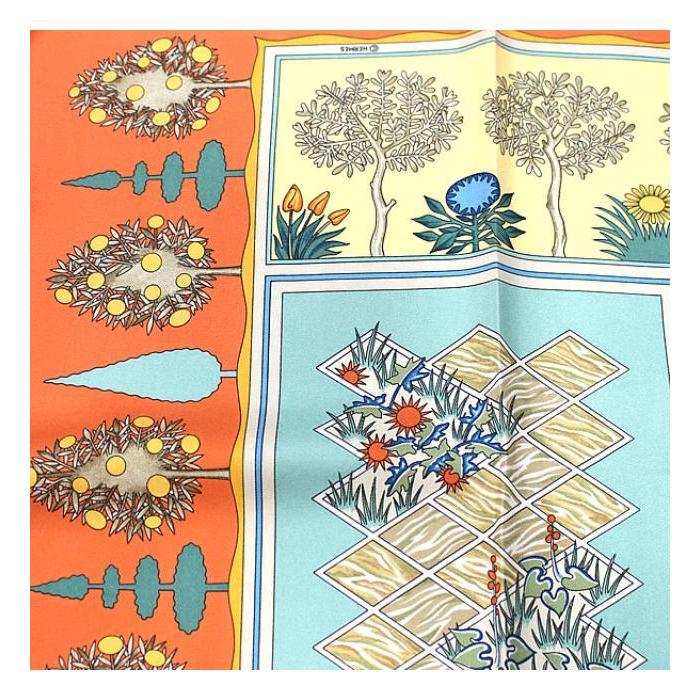 HERMES 美品 エルメス カレ90『Paridaiza パラダイス』大判 HERMES 美品 エルメス カレ90『Paridaiza パラダイス』大判