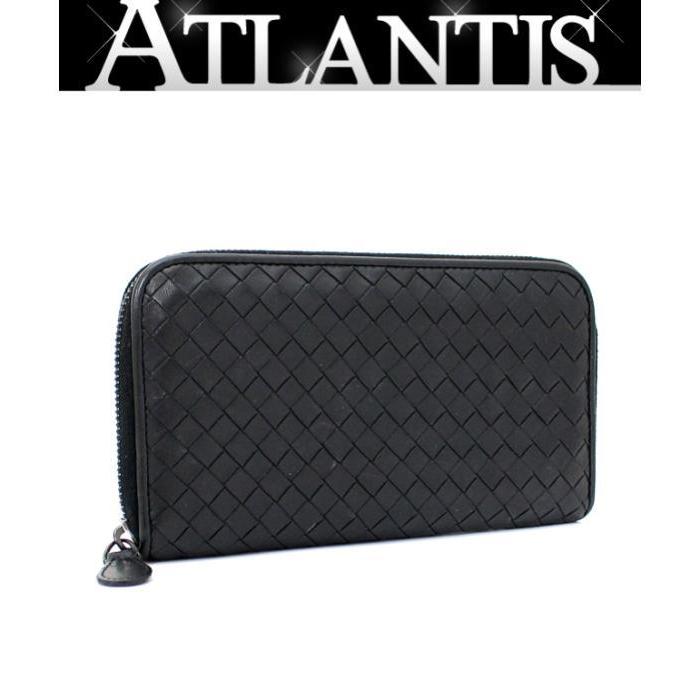 ボッテガ ヴェネタ Bottega Veneta ラウンドファスナー長財布 イントレチャート 黒 053513 Atlantis 通販 Yahoo ショッピング
