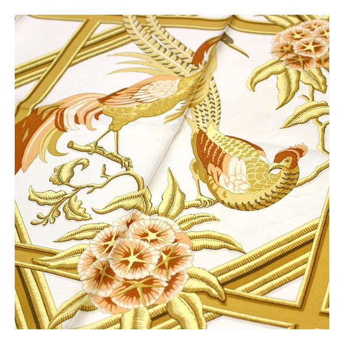 HERMES（エルメス） SALE カレ90『Caraibes カリブ』大判スカーフ 鳥