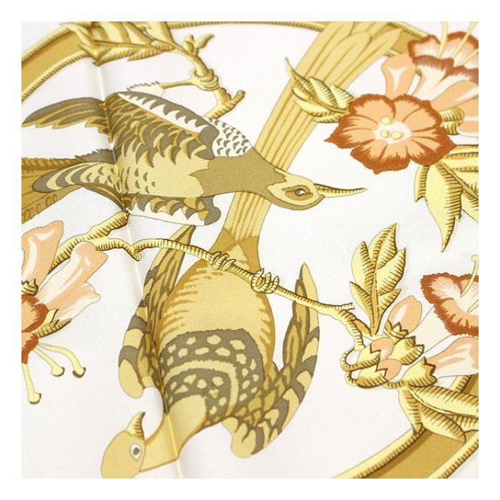 HERMES（エルメス） SALE カレ90『Caraibes カリブ』大判スカーフ 鳥