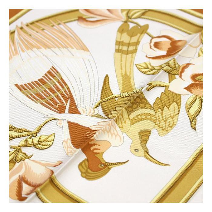 HERMES（エルメス） SALE カレ90『Caraibes カリブ』大判スカーフ 鳥