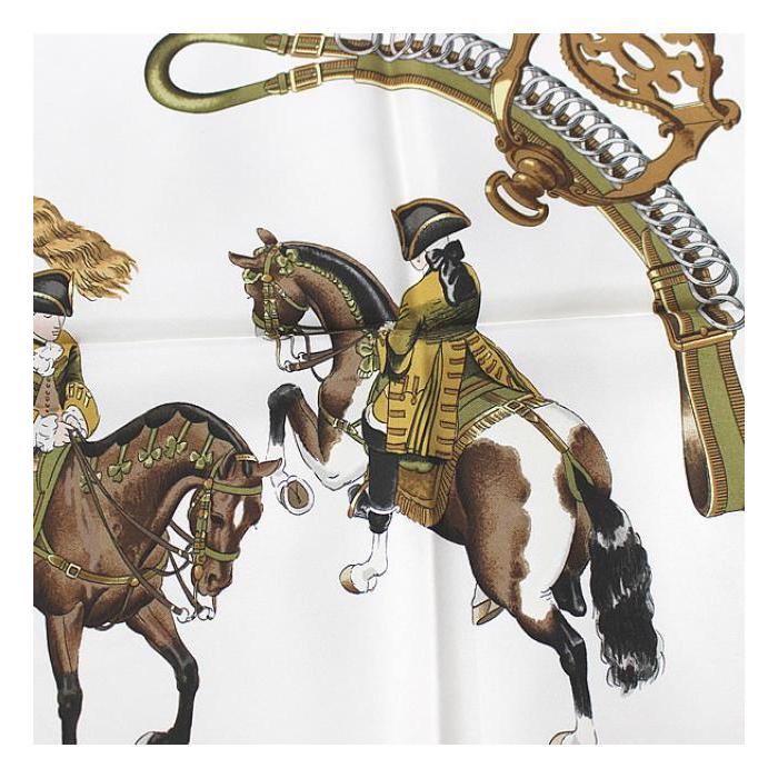 HERMES（エルメス） レア 希少 カレ90『REPRISE 乗馬風景』大判