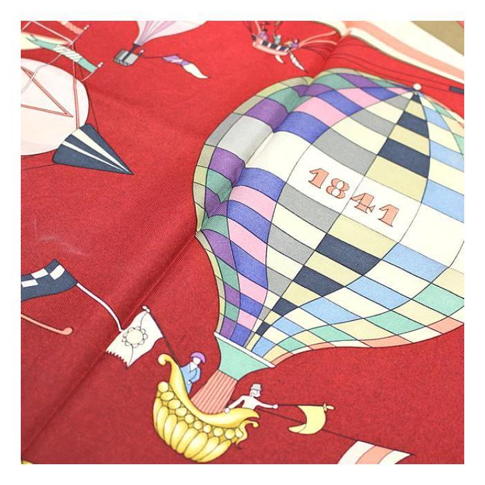 HERMES エルメス カレ90『LES FOLIES DU CIEL 大空の狂気』大判 HERMES エルメス カレ90『LES FOLIES DU CIEL 大空の狂気』大判
